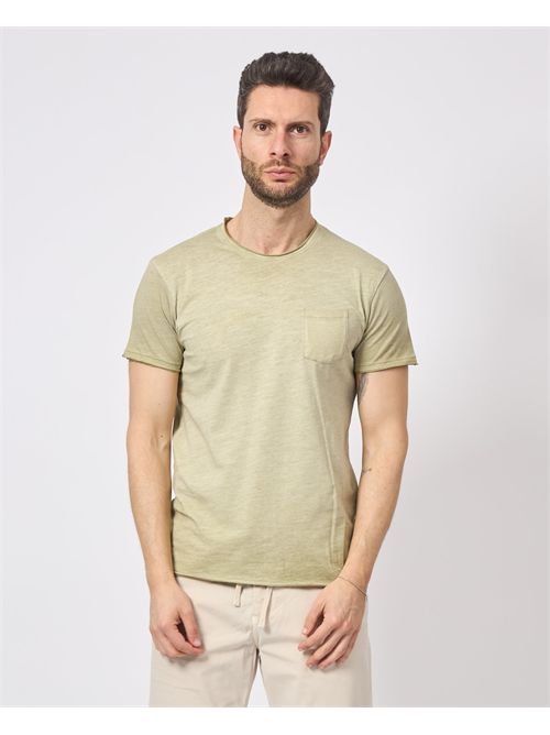 T-shirt in cotone Yes Zee con taschino applicato YES ZEE | T725-T3000905